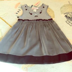 Girls Dress with jewel top